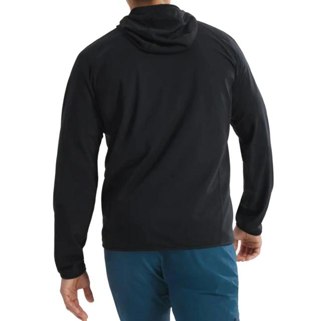 アークテリクス ARC'TERYX パーカー デルタ フーディ フリース トリムフィット アウター フード ロゴ X000007743 メンズ ブラック ブラン_8