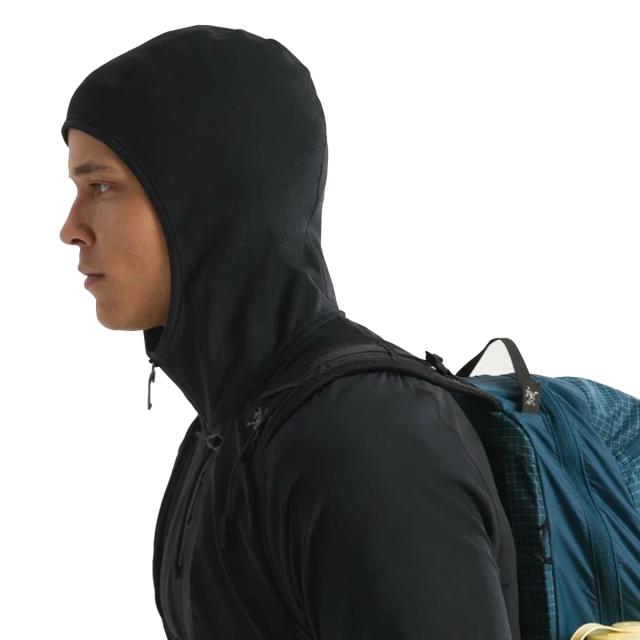 アークテリクス ARC'TERYX パーカー デルタ フーディ フリース トリムフィット アウター フード ロゴ X000007743 メンズ ブラック ブラン_9