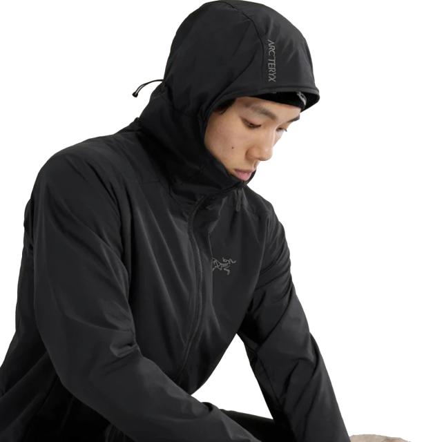 アークテリクス ARC'TERYX パーカー アトム SL フーディ トリムフィット アウター 軽量 コンパクト フード ロゴ X000009560 メンズ ブラ_8