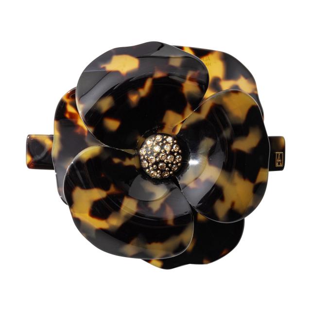アレクサンドル ドゥ パリ ALEXANDRE DE PARIS アクセサリー ヘアアクセサリー バレッタ カメリア AA8-11886-18W 髪留め 髪どめ 大人かわ