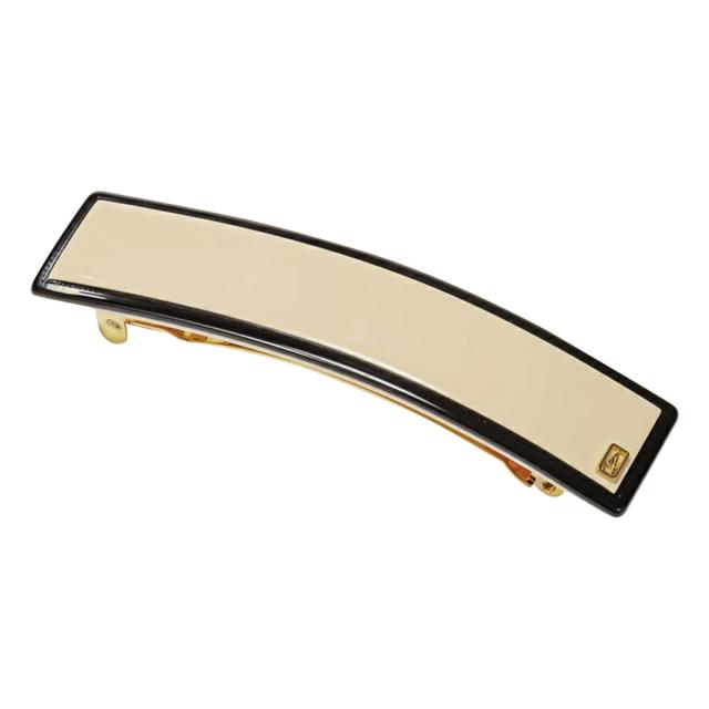 アレクサンドル ドゥ パリ ALEXANDRE DE PARIS アクセサリー ヘアアクセサリー バレッタ AA8-14277-03-VENDO 髪留め ベージュ+ブラック
