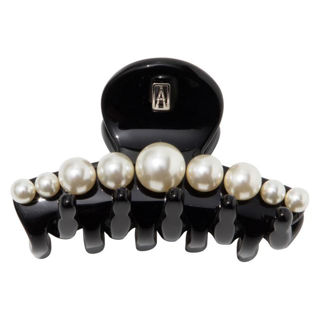 アレクサンドル ドゥ パリ ALEXANDRE DE PARIS ヘアアクセサリー クリップ ACCS-18010-03N リズレ S クリップ NOIR(N) ブラック 髪どめ