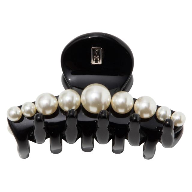 アレクサンドル ドゥ パリ ALEXANDRE DE PARIS ヘアアクセサリー クリップ ACCS-18010-03N リズレ S クリップ NOIR(N) ブラック 髪どめ_1