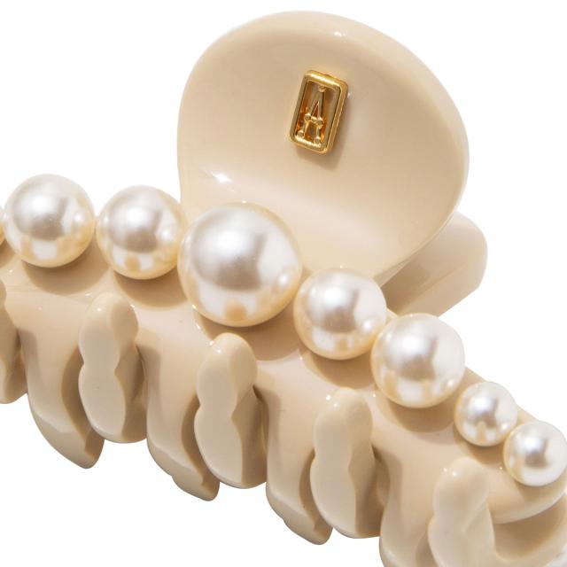 アレクサンドル ドゥ パリ ALEXANDRE DE PARIS ヘアアクセサリー クリップ ACCS-18010-03S974 リズレ S クリップ BEIGE(S) ベージュ 髪ど_2