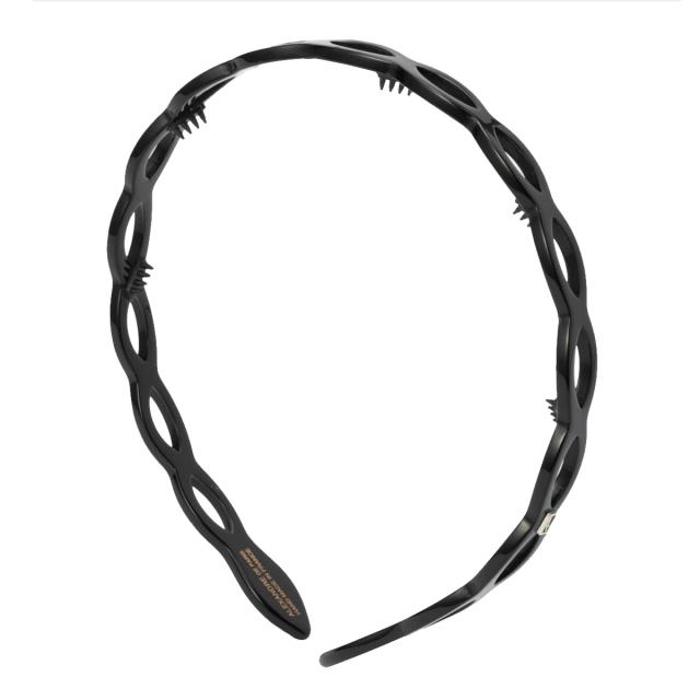 アレクサンドル ドゥ パリ ALEXANDRE DE PARIS ヘアアクセサリー カチューシャ ヘアバンド AHB-1573-BLKN 髪飾り NOIR N ブラック 髪どめ