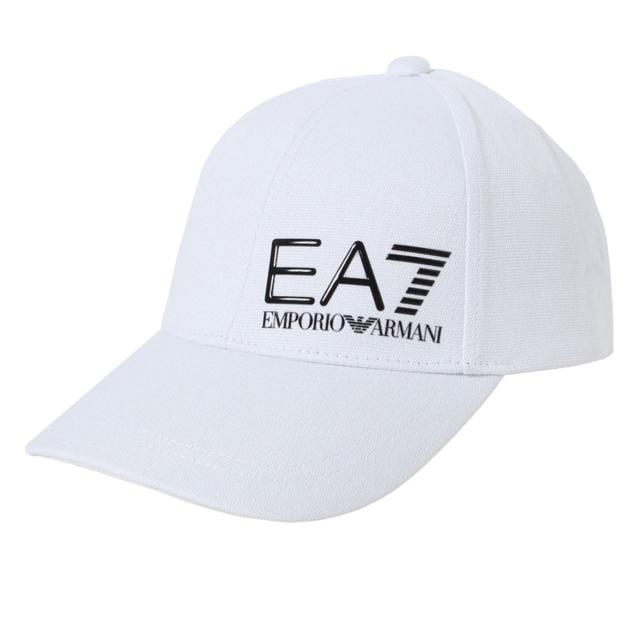 イーエーセブン EA7 エンポリオ アルマーニ EMPORIO ARMANI 帽子 キャップ 275936 0P010 00110 ベースボールキャップ WHITE ホワイトブラ