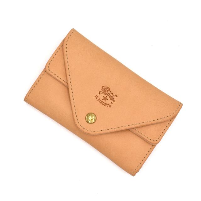 イルビゾンテ IL BISONTE ケース 小銭入れ SCC039 NA106 本革 NATURALE ナチュラルベージュ系 ilbisonte 財布 小銭入れ マルチケー