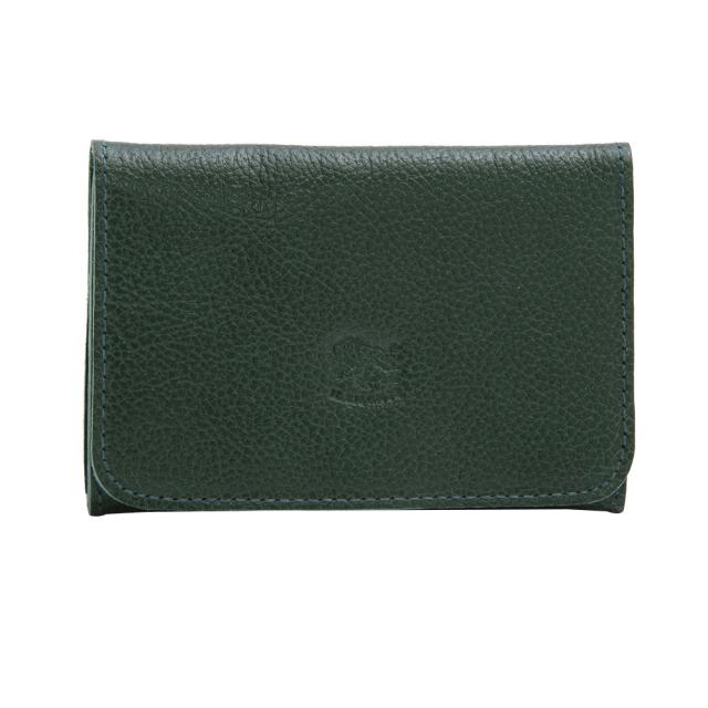 イルビゾンテ IL BISONTE 名刺入れ SCC004 GR101 CLASSIC CARD CASE クラシックカードケース VERDE GR101 グリーン ilbisonte 本革 レザー ブランド 人気 プレゼント イルビゾンテ 本革 名刺入れ ブランド カードケース レザー