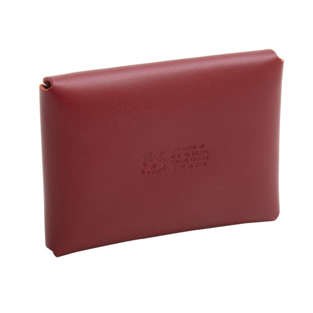 イルビゾンテ IL BISONTE 名刺入れ SCC031 RE101 CLASSIC CARD CASE  