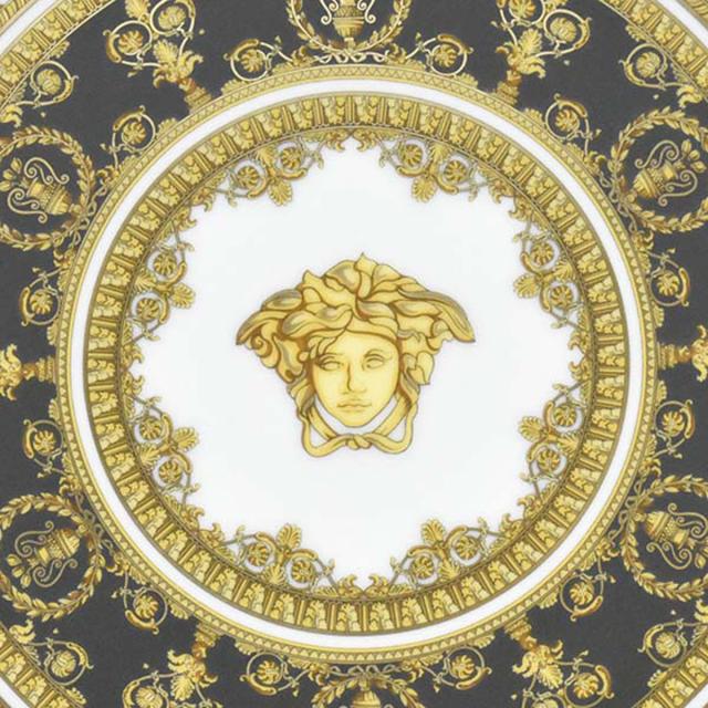 ヴェルサーチェ VERSACE 皿 プレート 食器 I LOVE BAROQE アイ ラブ バロック 10263 403651 10450 単品 ホワイト+ブラック+ゴールド系 ヴェルサーチ ブランド食器 皿 インテリア プレゼント ブランド 皿 プレート ヴェルサーチ 食器 高級食器 ギフト_3