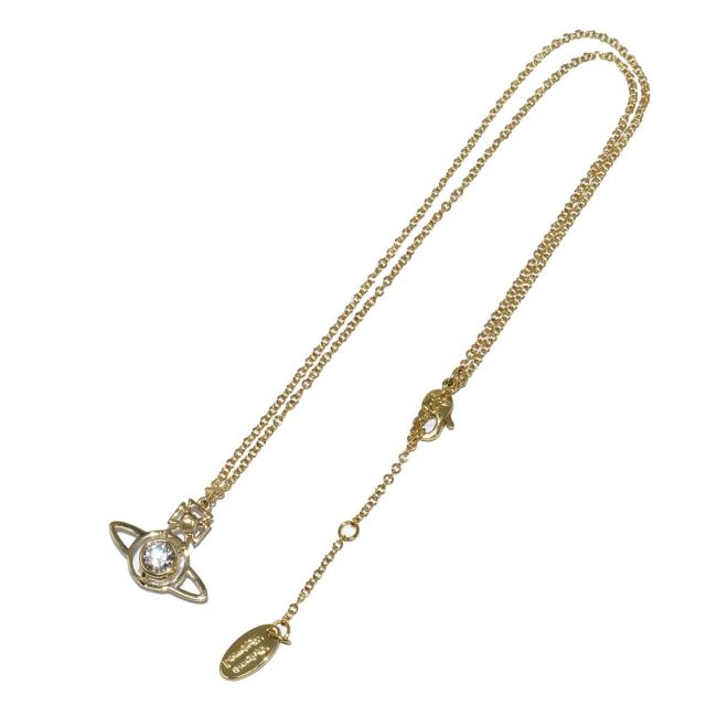 ヴィヴィアン ウエストウッド ネックレス 63020102 R102 CN NORA PENDANT ノーラ ペンダント ゴールド＋クリア ヴィヴィアン ネックレス 誕生日 クリスマス プレゼント ネックレス ブランド オーブ ペンダント プレゼント 女性の通販は