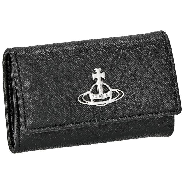 ヴィヴィアンウエストウッド Vivienne Westwood キーケース キーリング キーホルダー 4連キーケース 51020001 DERBY BLACK N403 ブラック