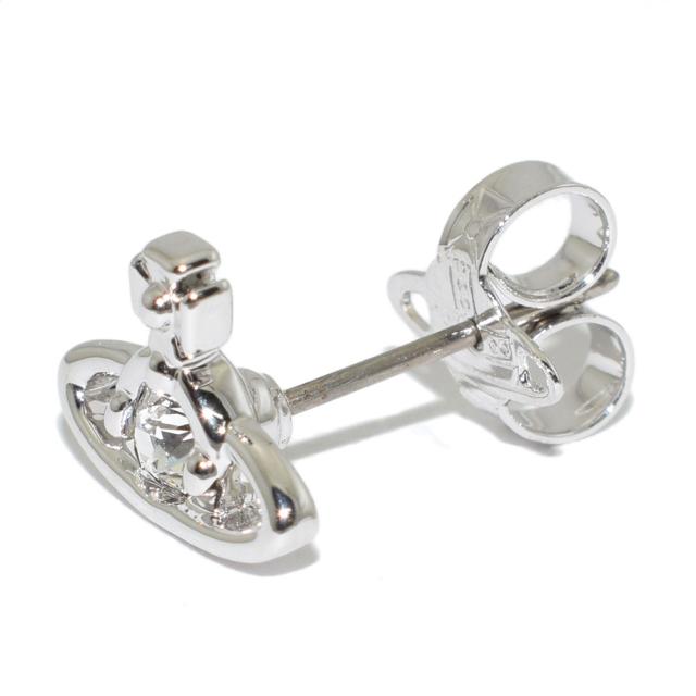 ヴィヴィアン ウエストウッド Vivienne Westwood ピアス 62010037-02P116 NANO SOLITAIRE EARRINGS ナノ ソリティア イヤリング シルバー ピアス レディース ブランド 耳飾り ビジュー 一粒ストーン ヴィヴィアン ピアス ブランド 新品 正規 プレゼント 女性_1