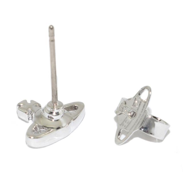 ヴィヴィアン ウエストウッド Vivienne Westwood ピアス 62010037-02P116 NANO SOLITAIRE EARRINGS ナノ ソリティア イヤリング シルバー ピアス レディース ブランド 耳飾り ビジュー 一粒ストーン ヴィヴィアン ピアス ブランド 新品 正規 プレゼント 女性_2