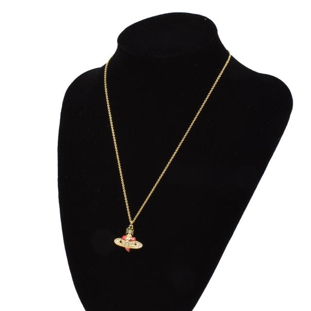 ヴィヴィアンウエストウッド Vivienne Westwood ネックレス アクセサリー NEW DIAMANTE HEART PENDANT 630203BM-02R654 ジュエリー ネッ_3