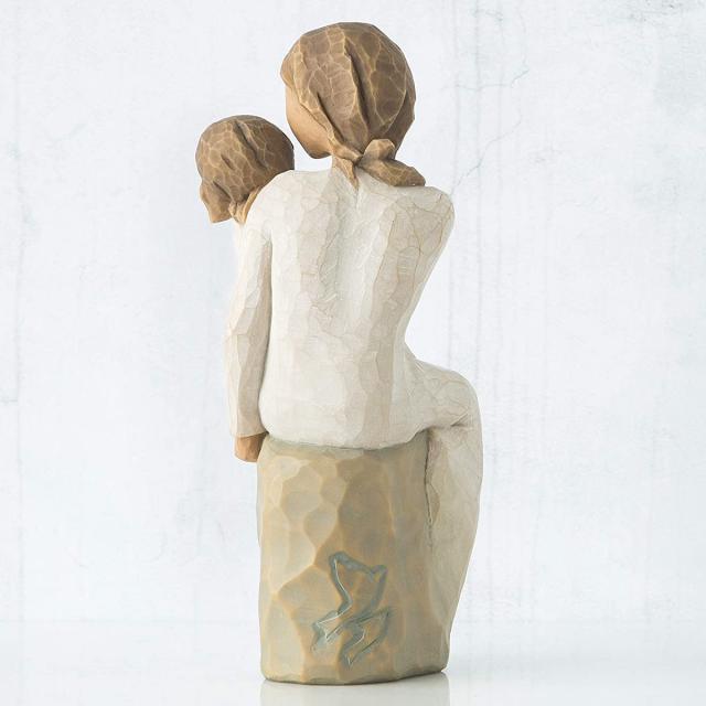 ウィローツリー Willow Tree 置物 人形 フィギュア 27270 母と娘の深い絆 MotherDaughter マザードーター 親子 母娘おしゃれ 人気 サイズ_3