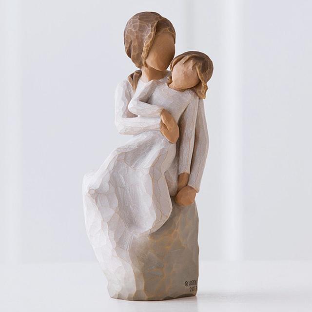 ウィローツリー Willow Tree 置物 人形 フィギュア 27270 母と娘の深い絆 MotherDaughter マザードーター 親子 母娘おしゃれ 人気 サイズ_4