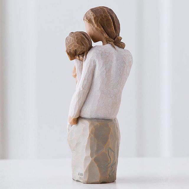 ウィローツリー Willow Tree 置物 人形 フィギュア 27270 母と娘の深い絆 MotherDaughter マザードーター 親子 母娘おしゃれ 人気 サイズ_7