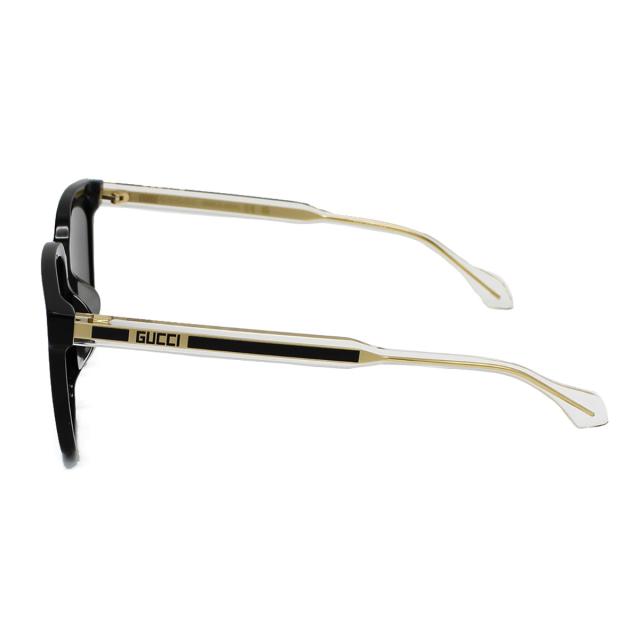 グッチ GUCCI サングラス アジアンフィット アイウェア UVカット ウェリントン GG1121SA-001 ユニセックス ブラック+グレー 海外正規品_2