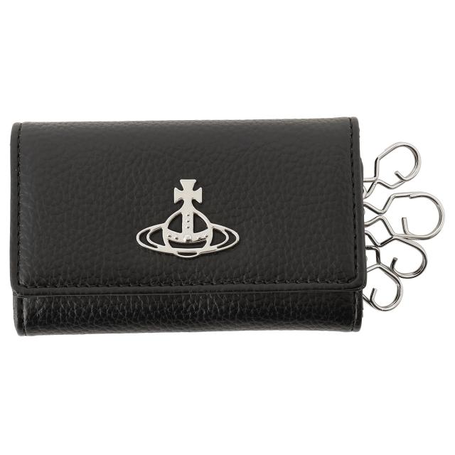 ヴィヴィアンウエストウッド ヴィーガングレイン 4連キーケース キーホルダー 51020001U S000D N403 bkvv00346l RE-VEGAN GRAIN KEY CASE