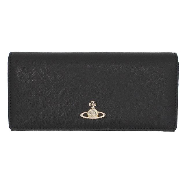 ヴィヴィアンウエストウッド Vivienne Westwood 財布 長財布 フラップ式長財布 かぶせ 小銭入れ付き 51040027-L001N-PF-N403 二つ折り長