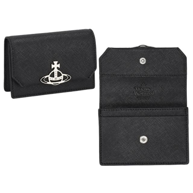 ヴィヴィアンウエストウッド Vivienne Westwood 名刺入れ カードケース 51040067U N402 SAFFIANO レディース メンズ ユニセックス カード_1