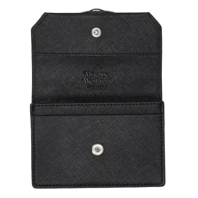 ヴィヴィアンウエストウッド Vivienne Westwood 名刺入れ カードケース 51040067U N402 SAFFIANO レディース メンズ ユニセックス カード_3
