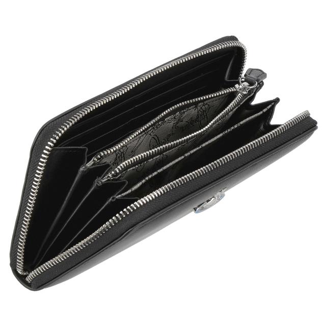 ヴィヴィアンウエストウッド Vivienne Westwood 財布 長財布 ラウンドファスナー長財布 小銭入れ付き 51050023 N403 レディース ブラック_4