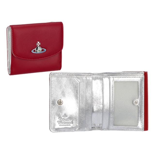 ヴィヴィアンウエストウッド Vivienne Westwood 財布 二つ折り財布 折りたたみ財布 小銭入れ付き 51150003 H404 レディース レッド 財布_1