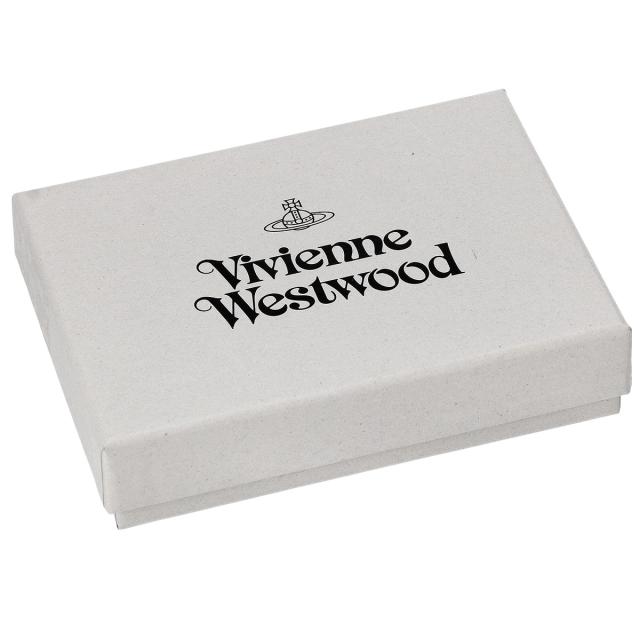 ヴィヴィアンウエストウッド Vivienne Westwood 財布 三つ折り財布 折りたたみ財布 小銭入れ付き 51150009 F401 SAFFIANO オレンジ系 ミ_5