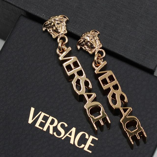 ヴェルサーチ VERSACE ピアス グレカ ゴールド GP（ゴールドメッキ  