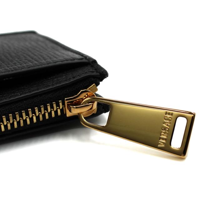 ヴェルサーチェ Versace 財布 コインケース カードケース カードホルダー フラグメントケース 1016785-1A10544-1B00V ブラック 財布 小銭_4