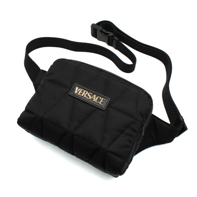 ヴェルサーチェ Versace バッグ 鞄 キルティング ボディバッグ 斜めがけバッグ ショルダーバッグ 1018353 1A13686 1B00V ブランド ボディ