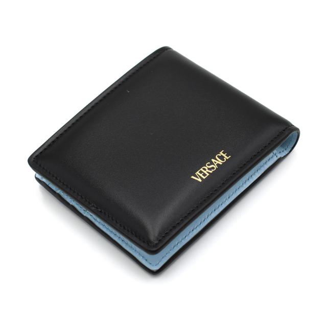 ヴェルサーチェ Versace 財布 二つ折り財布 折りたたみ財布 小銭入れなし DPU2463-1A13018-1B00V メンズ レディース ブラック 財布 使い_4