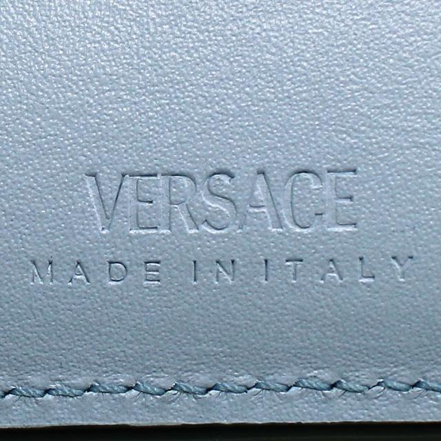 ヴェルサーチェ Versace 財布 二つ折り財布 折りたたみ財布 小銭入れなし DPU2463-1A13018-1B00V メンズ レディース ブラック 財布 使い_6
