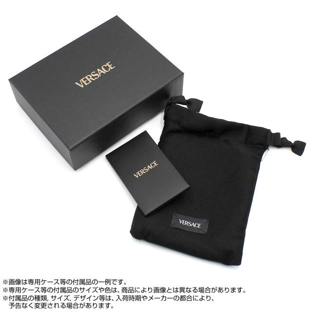 ヴェルサーチェ Versace 財布 二つ折り財布 折りたたみ財布 小銭入れなし DPU2463-1A13018-1B00V メンズ レディース ブラック 財布 使い_7