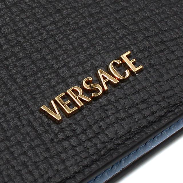 ヴェルサーチェ Versace 財布 二つ折り財布 折りたたみ財布 小銭入れなし DPU2463-1A13695-1B00V メンズ レディース ブラック 財布 使い_2