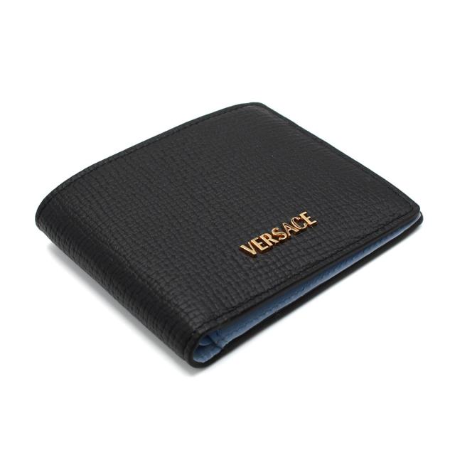 ヴェルサーチェ Versace 財布 二つ折り財布 折りたたみ財布 小銭入れなし DPU2463-1A13695-1B00V メンズ レディース ブラック 財布 使い_4