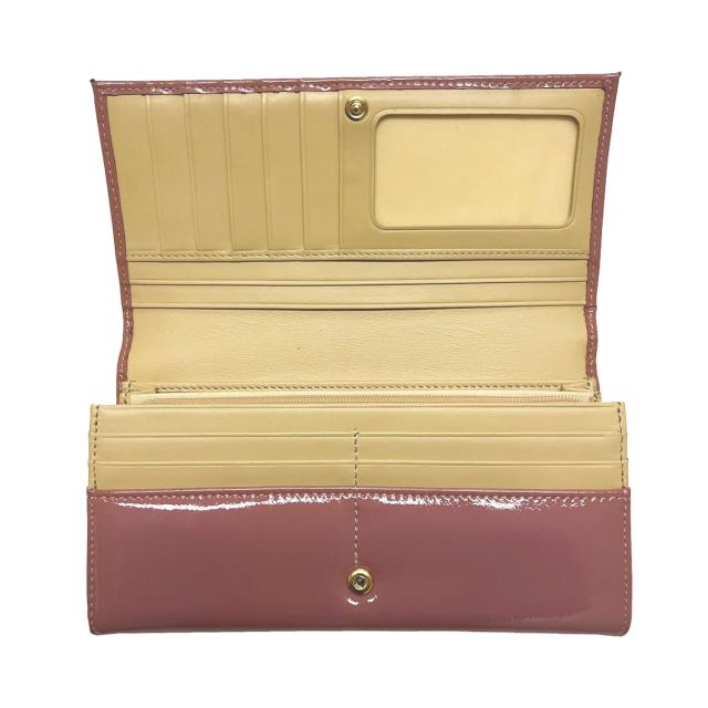 【※アウトレット※】ヴィヴィアンウエストウッド Vivienne Westwood 財布 長財布 フラップ式長財布 かぶせ 1032VV30 211 ピンク系 二つ_3