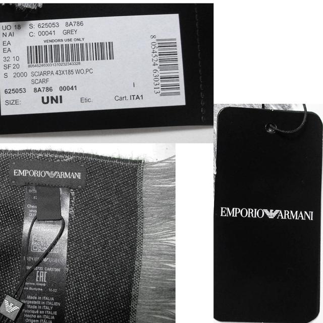 エンポリオ アルマーニ EMPORIO ARMANI マフラー SCARF 625053 CC786