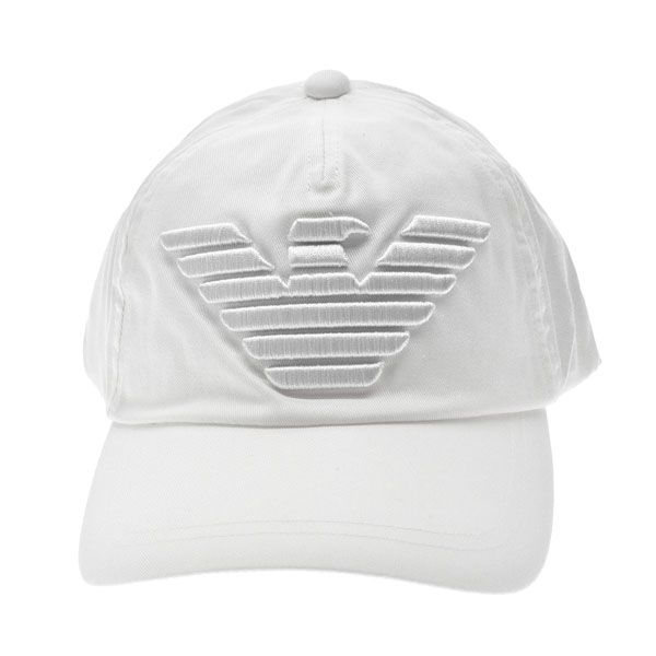 エンポリオアルマーニ EMPORIO ARMANI キャップ 627522 10 CC995 ホワイト 帽子 アルマーニ 野球帽 父の日 紫外線対策 ゴルフ 釣り 日除け 夏 日除け サイズ 調節 アウトドア ロゴ エンポリオアルマーニ EMPORIO ARMANI キャップ 627522 10 CC995