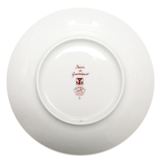 【※箱アウトレット※】エルメス 食器 皿 HERMES BBプレート ペア No.3 17cm 11212 BALCON DU GUADALQUIVIR バルコン デュ ガダルキヴィ