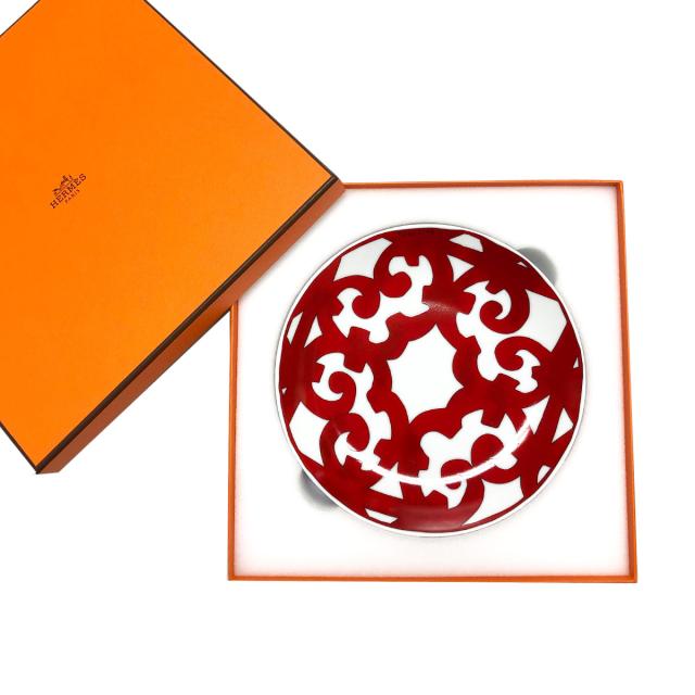 【※箱アウトレット※】エルメス 食器 皿 HERMES BBプレート ペア No.3 17cm 11212 BALCON DU GUADALQUIVIR バルコン デュ ガダルキヴィ