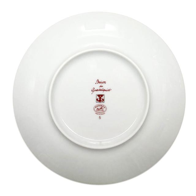エルメス 食器 皿 HERMES BBプレート ペア No.5 17cm 11412 GUADALQUIVIR ガダルキヴィール ブレッドプレート 中皿 2枚セット ROUGE ブランド食器 ギフト ハイセンス プレゼント インスタ映え ブランド食器 ギフト ギフト ハイセンス インスタ映え 食器