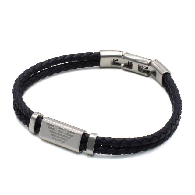 エンポリオアルマーニ EMPORIO ARMANI アクセサリー ブレスレット バングル レザーブレスレット EGS2995040 メンズ ブレスレット アクセ
