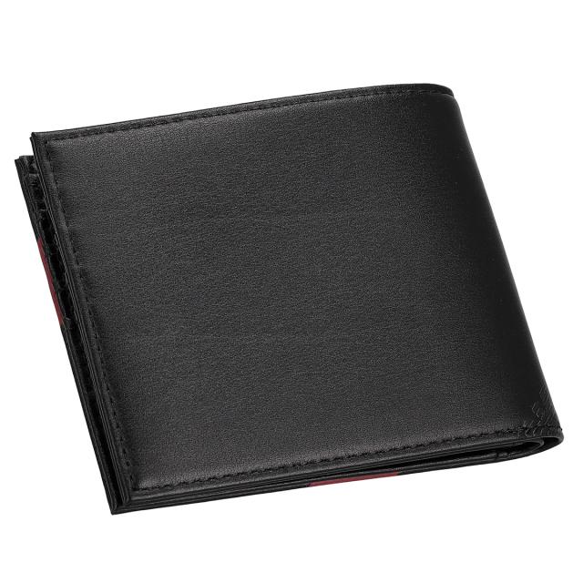 エンポリオアルマーニ EMPORIO ARMANI 財布 二つ折り財布 折りたたみ財布 小銭入れなし Y4R168 YQ12V 80681 メンズ ブラック 財布 使いや_2