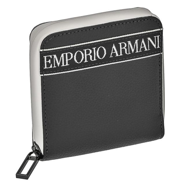 エンポリオアルマーニ EMPORIO ARMANI 財布 二つ折り財布 折りたたみ財布 小銭入れ付き ラウンドファスナー Y4R305 YTX0J 81072 メンズ の通販は 16,848円