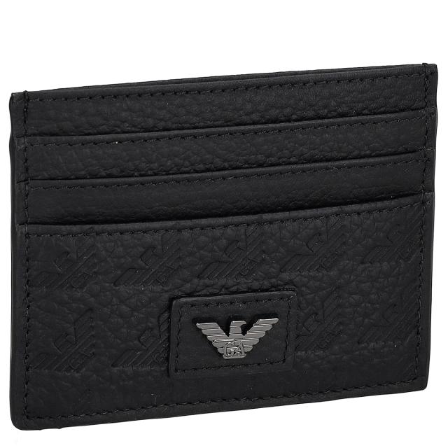 エンポリオアルマーニ EMPORIO ARMANI カードケース 名刺入れ 薄型 フラットタイプ クレジットカードケース YEM320-YQ67I 80001 カードケ
