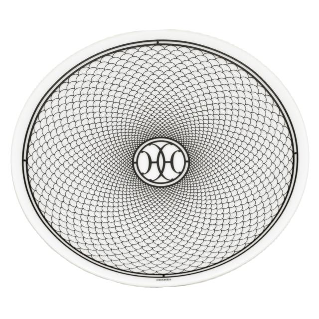 エルメス 食器 皿 ペア HERMES BBプレート No.1 14cm 037012P H DECO Hデコ アッシュデコ ASSIETTE A PAIN 2枚セット ホワイト+ブラック の通販は