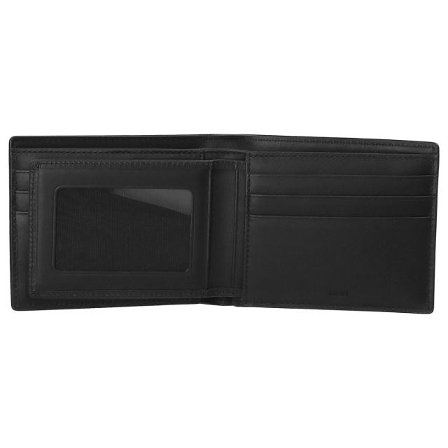 エムシーエム Mode Creation Munich(MCM) 財布 二つ折り財布 折りたたみ財布 小銭入れなし MXSEAAC02 BK001 メンズ ブラック 本革 レザー_3